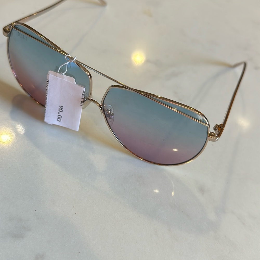 DIFF metal sunglasses
